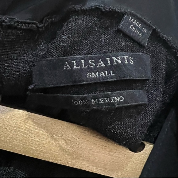 All Saints- Silk Twist Wool Jumper Sweater - Small - Picture 6 of 9